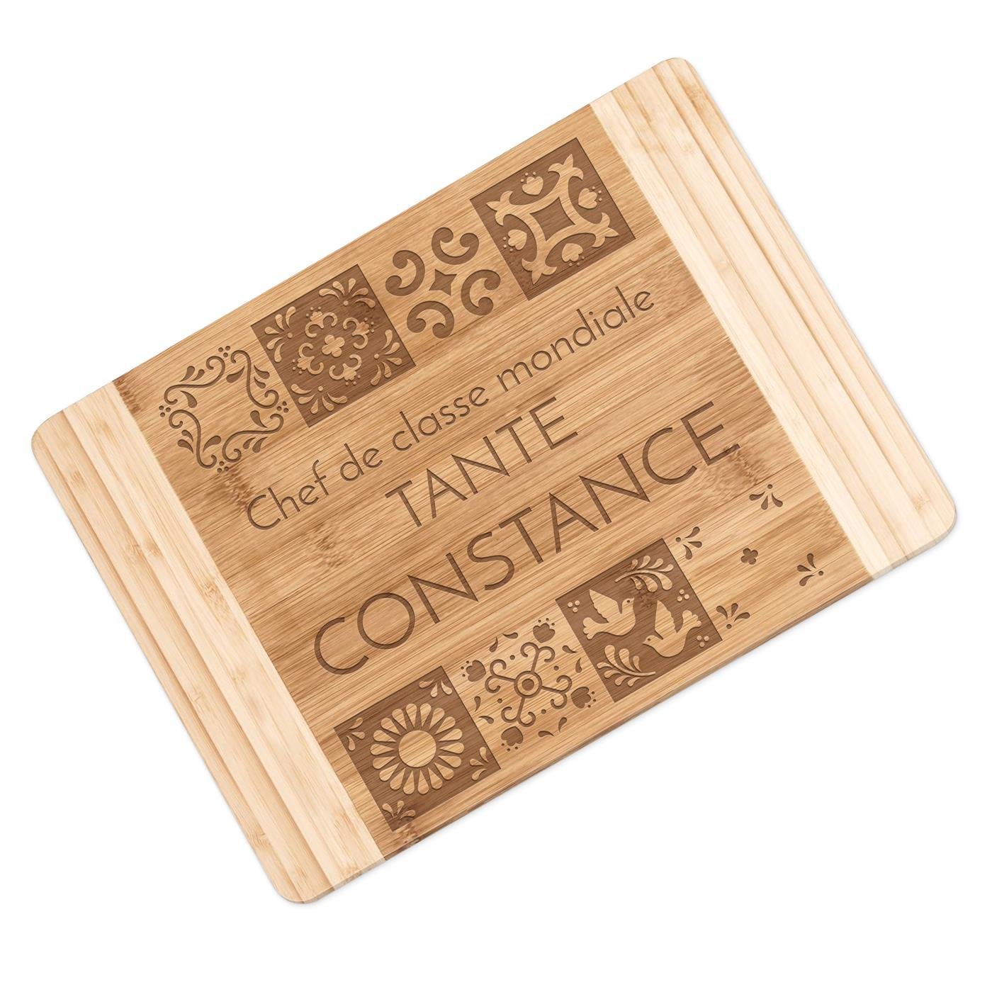 Planche à découper en bambou personnalisée Murrano