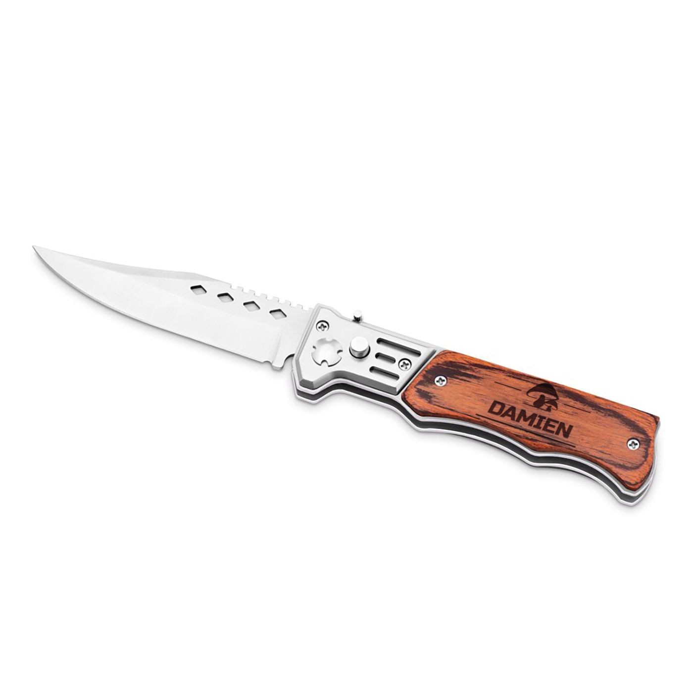 Couteau personnalisé à cran d'arrêt Murrano pour un homme aventurier