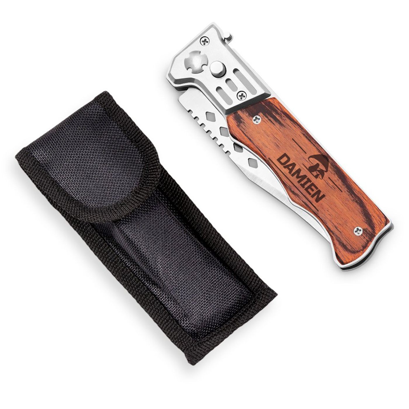 Couteau personnalisé à cran d'arrêt Murrano pour un homme aventurier