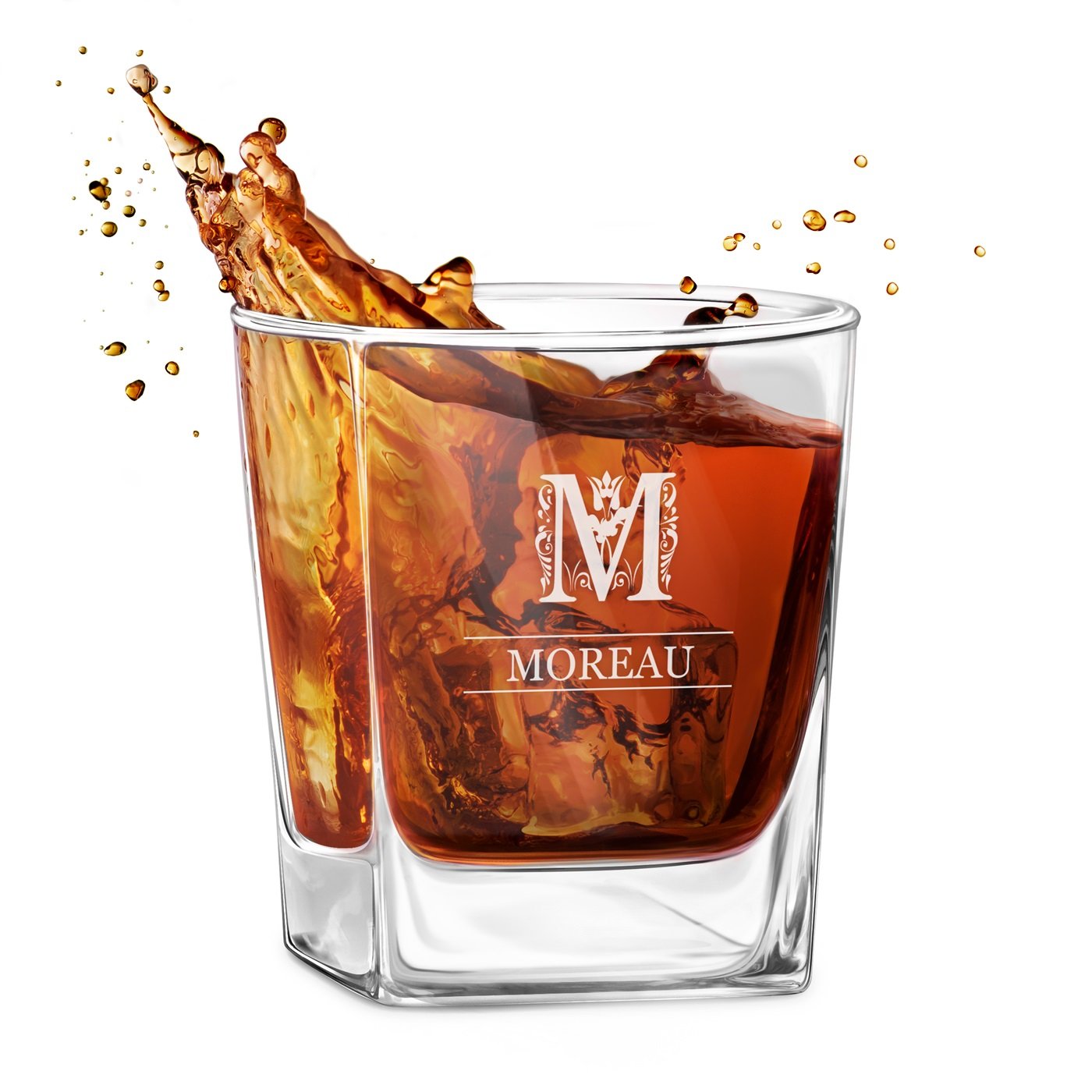 Copo de whisky personalizado Murrano