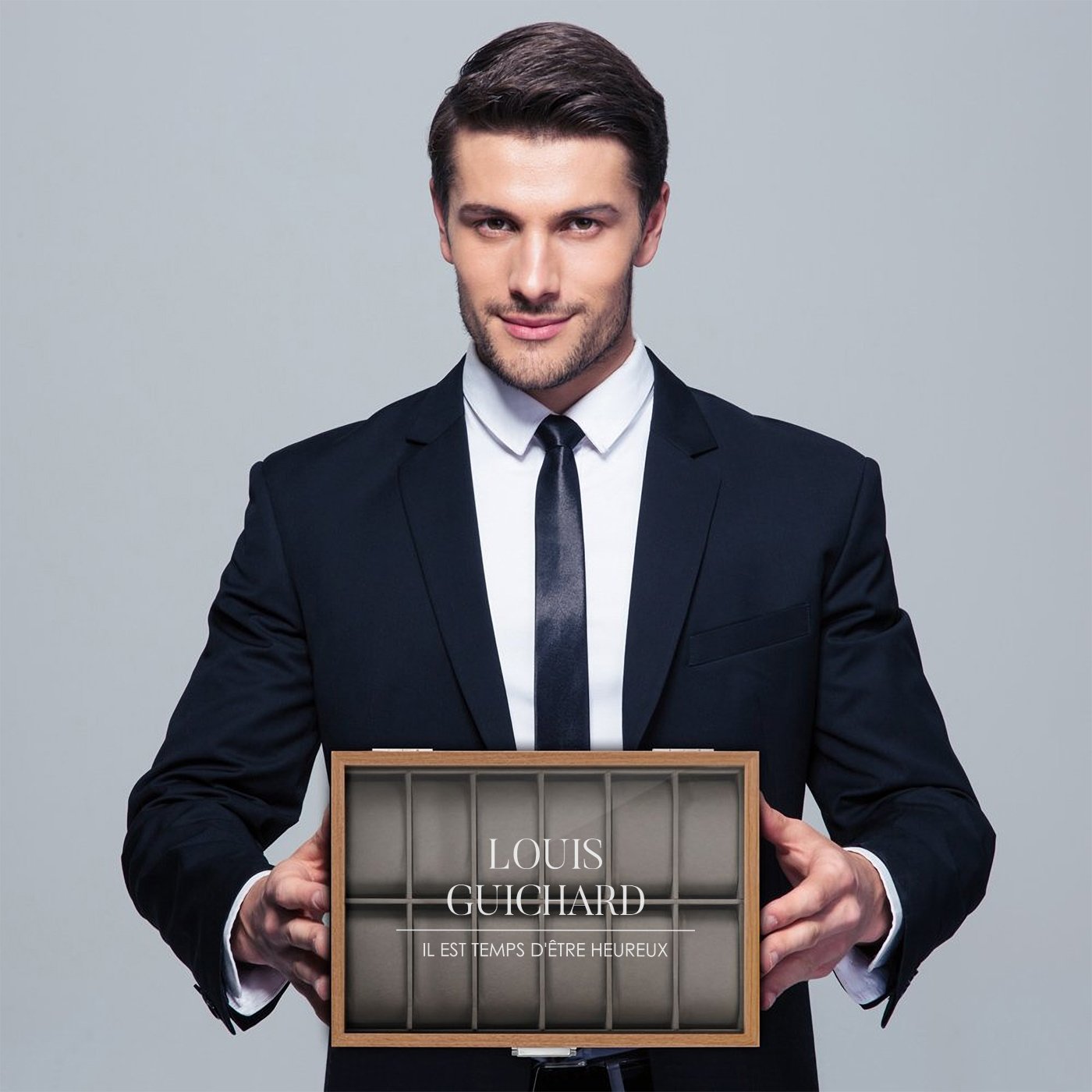 Caja de relojes personalizada Murrano