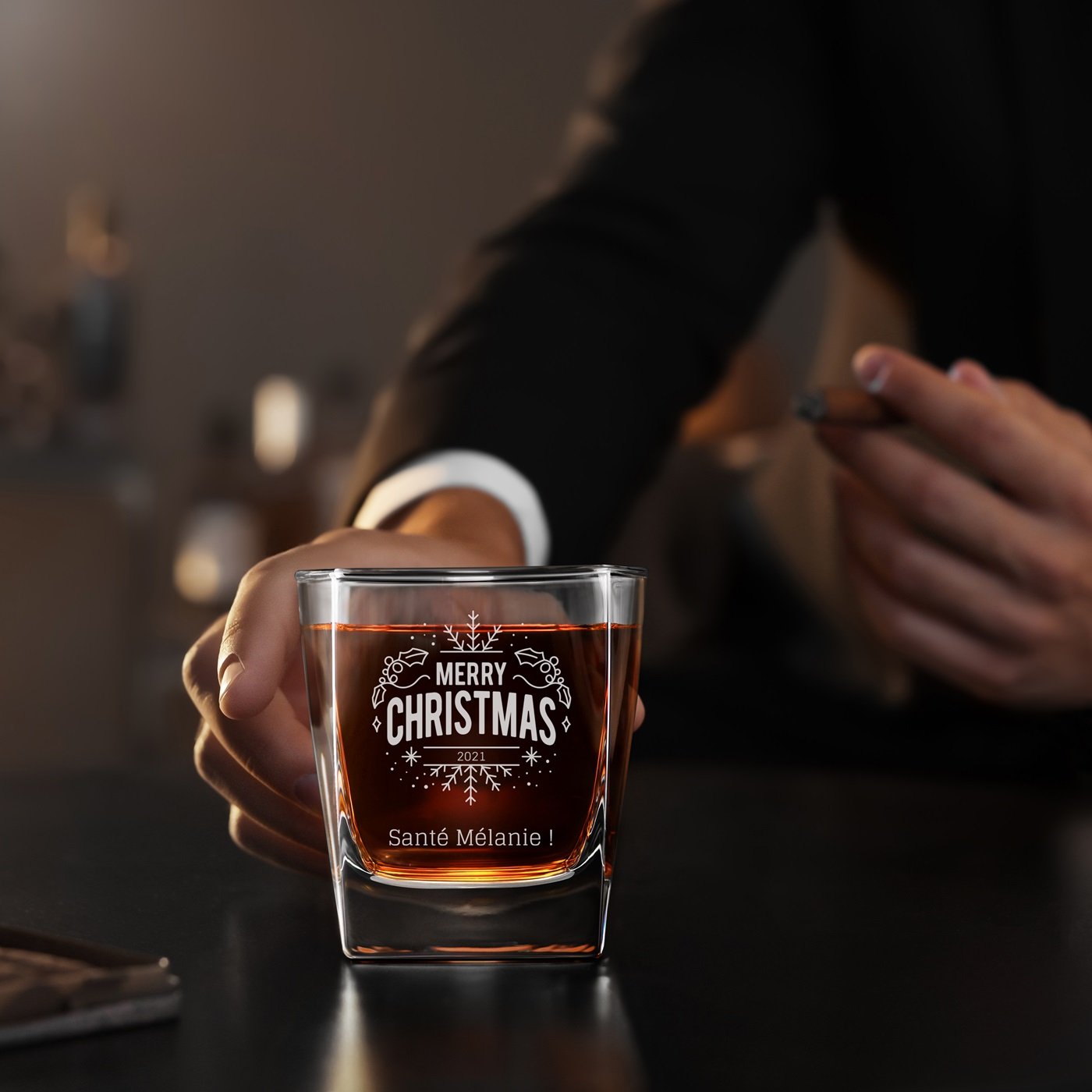Copas de whisky personalizadas Murrano para mujeres