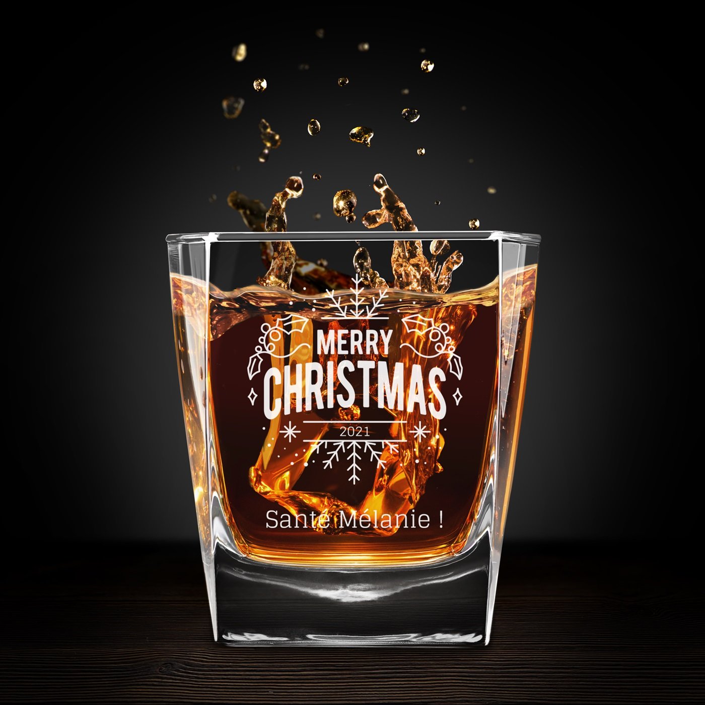 Copas de whisky personalizadas Murrano para mujeres