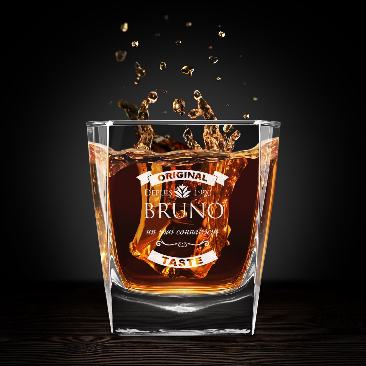 Copas de Whisky Grabadas con Láser Murrano - Juego de 6 para Connoidores
