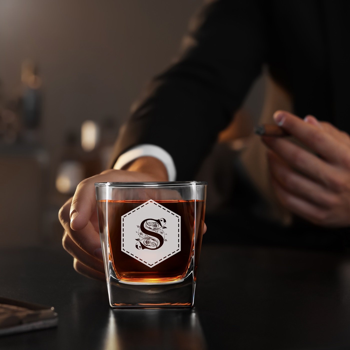 Copas de whisky personalizadas Murrano (juego de 6)
