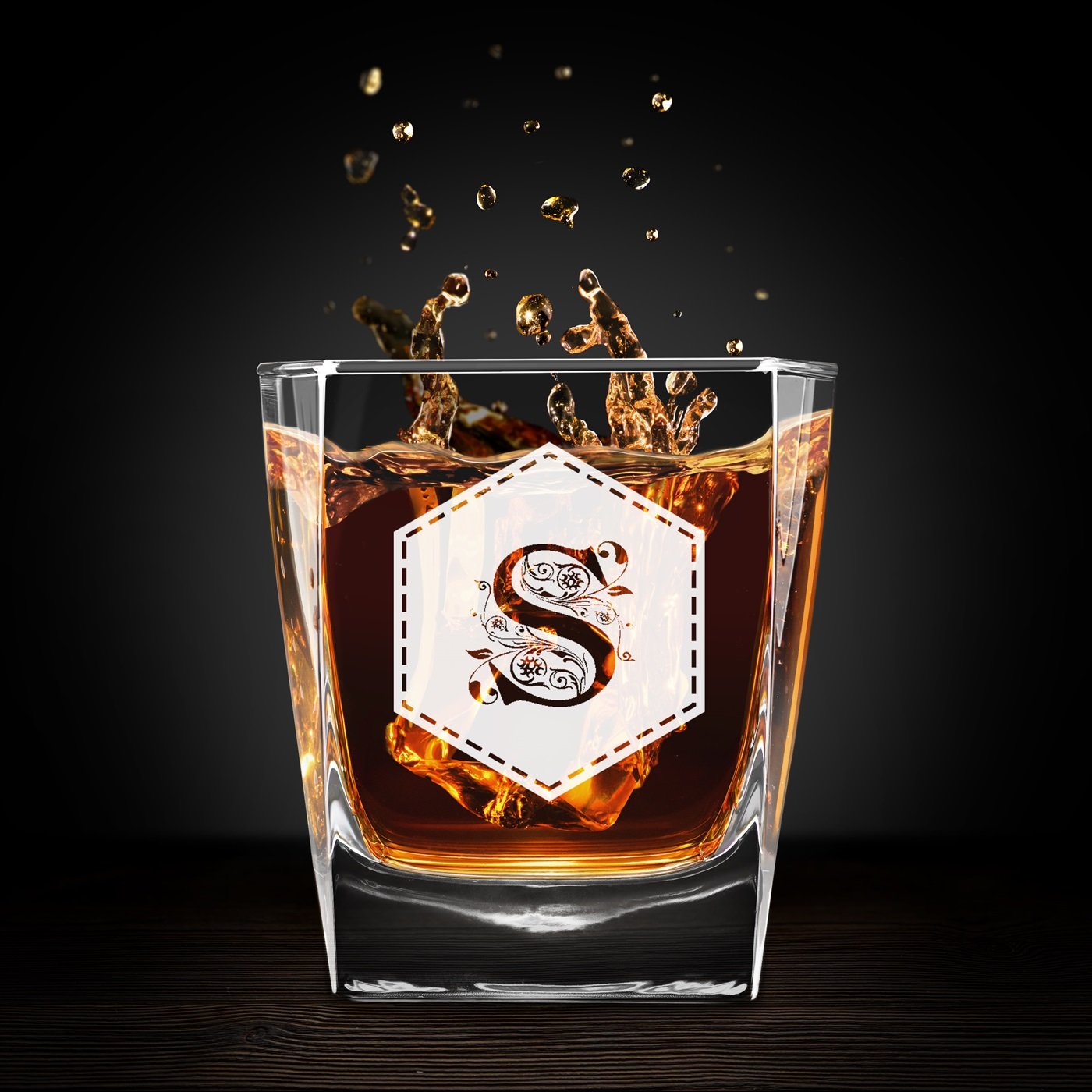 Copas de whisky personalizadas Murrano (juego de 6)