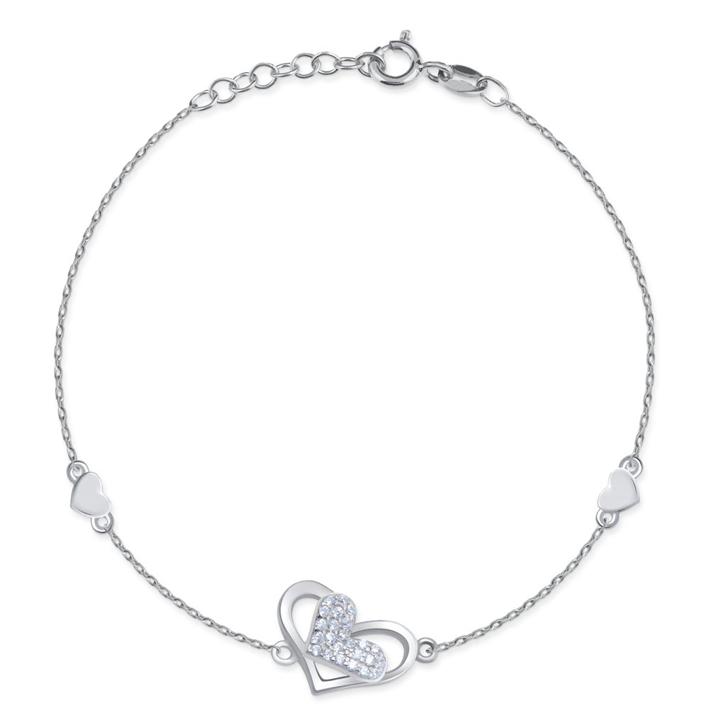 Pulseras de plata de Murrano con grabado para una amiga