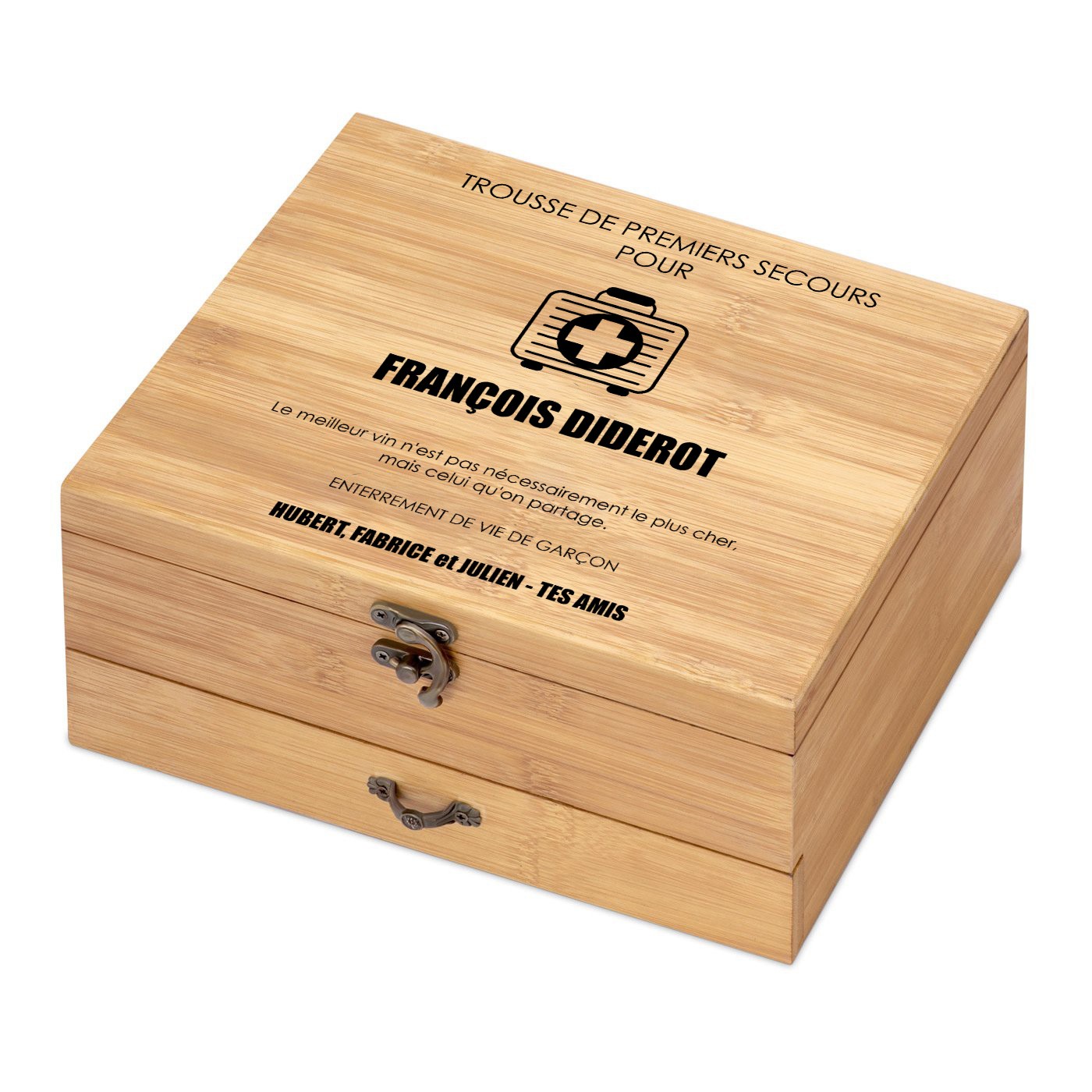 Murrano Bamboo Wood Wine Accessory Set