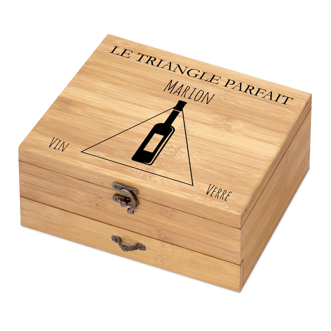 Murrano Bamboo Wood Wine Accessory Set for a Friend's Bachelorette Party