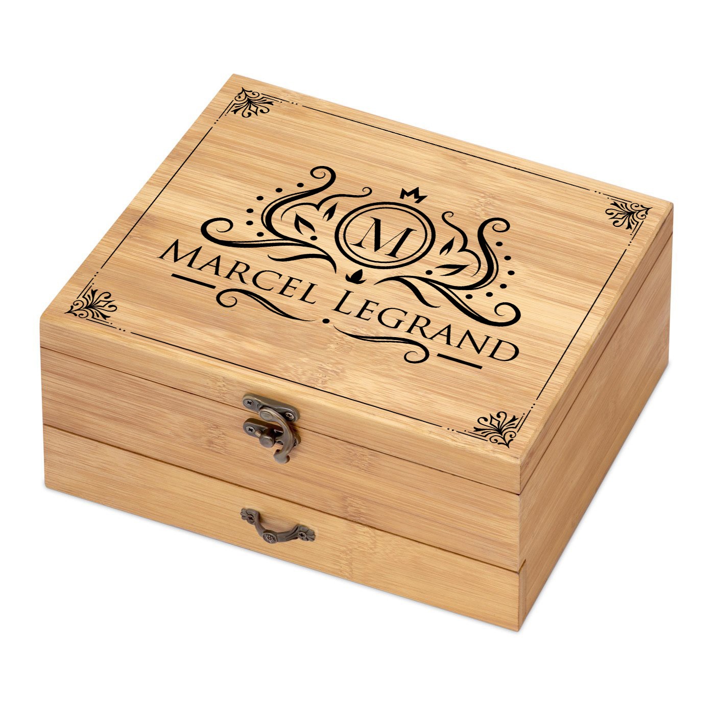 Murrano Bamboo Wood Wine Accessory Set for Father's Day