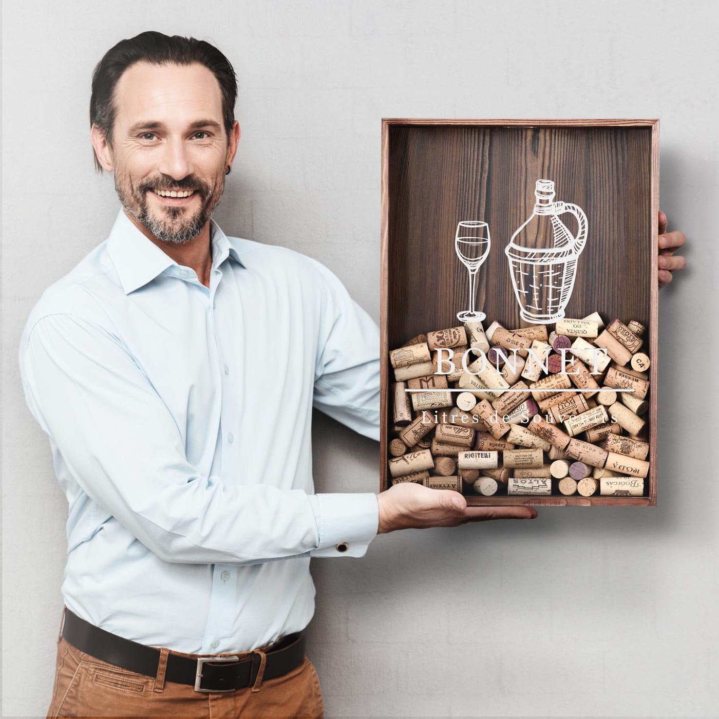 Murrano Personalized Bottle Cap Box