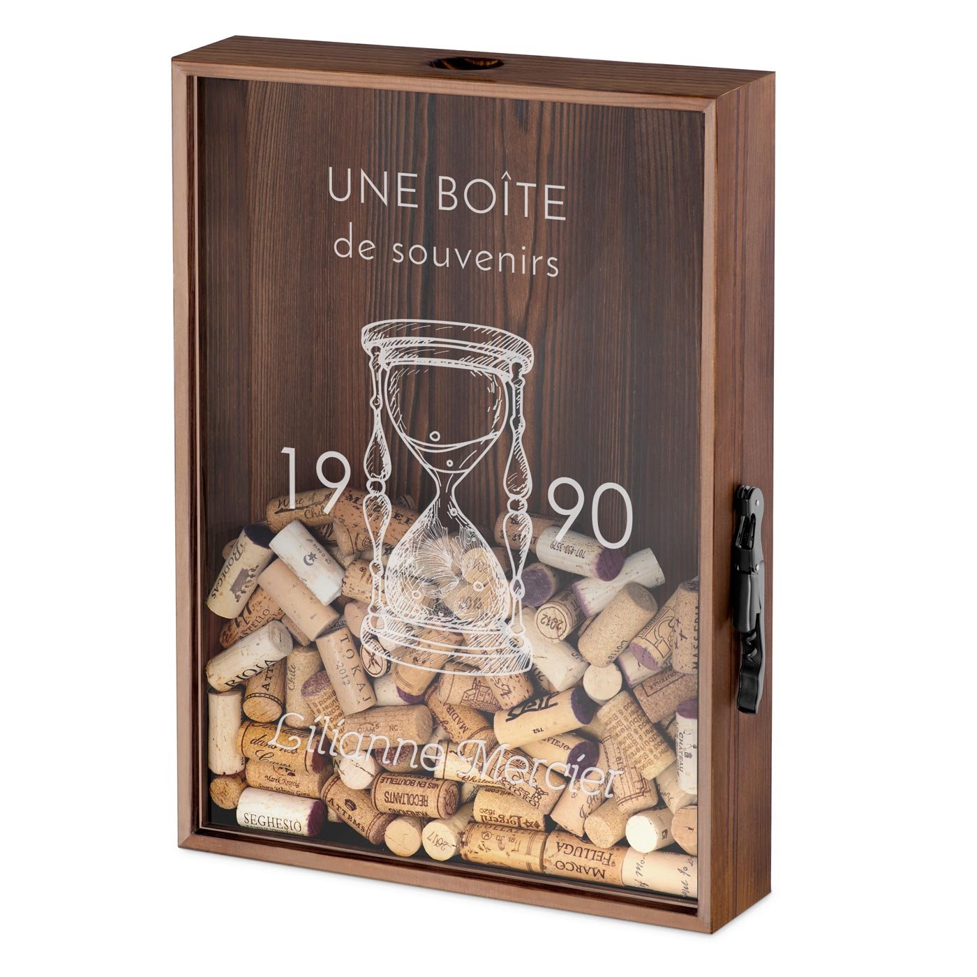 Caja de tapones personalizada Murrano para madrina