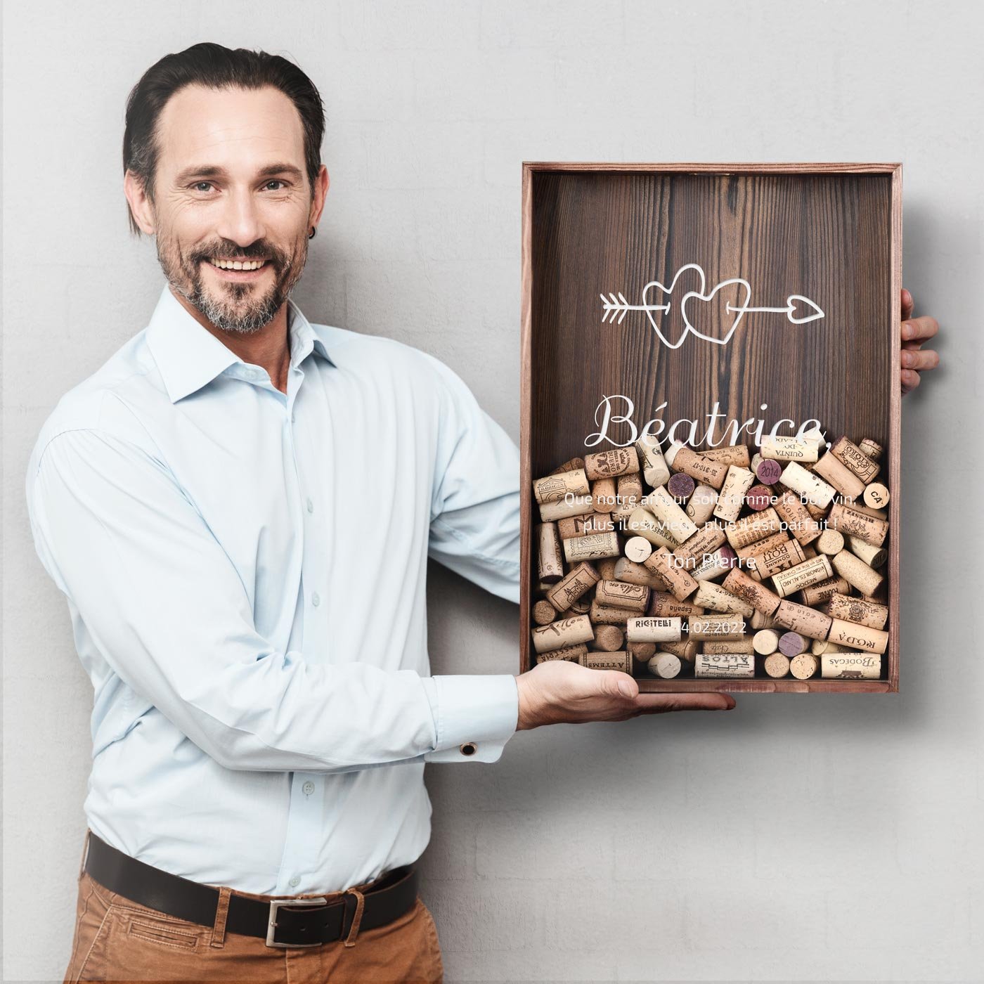 Murrano Customized Cork Box for the Fiancée