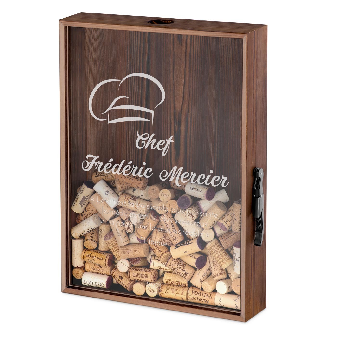 Caja personalizada para tapones y cápsulas de Murrano