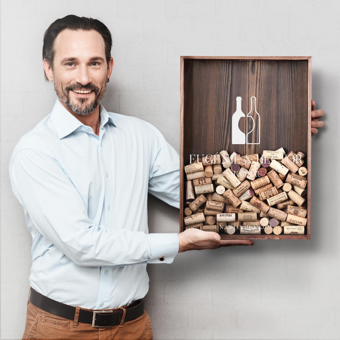 Murrano Custom Bottle Cap Box - Engagement Gift