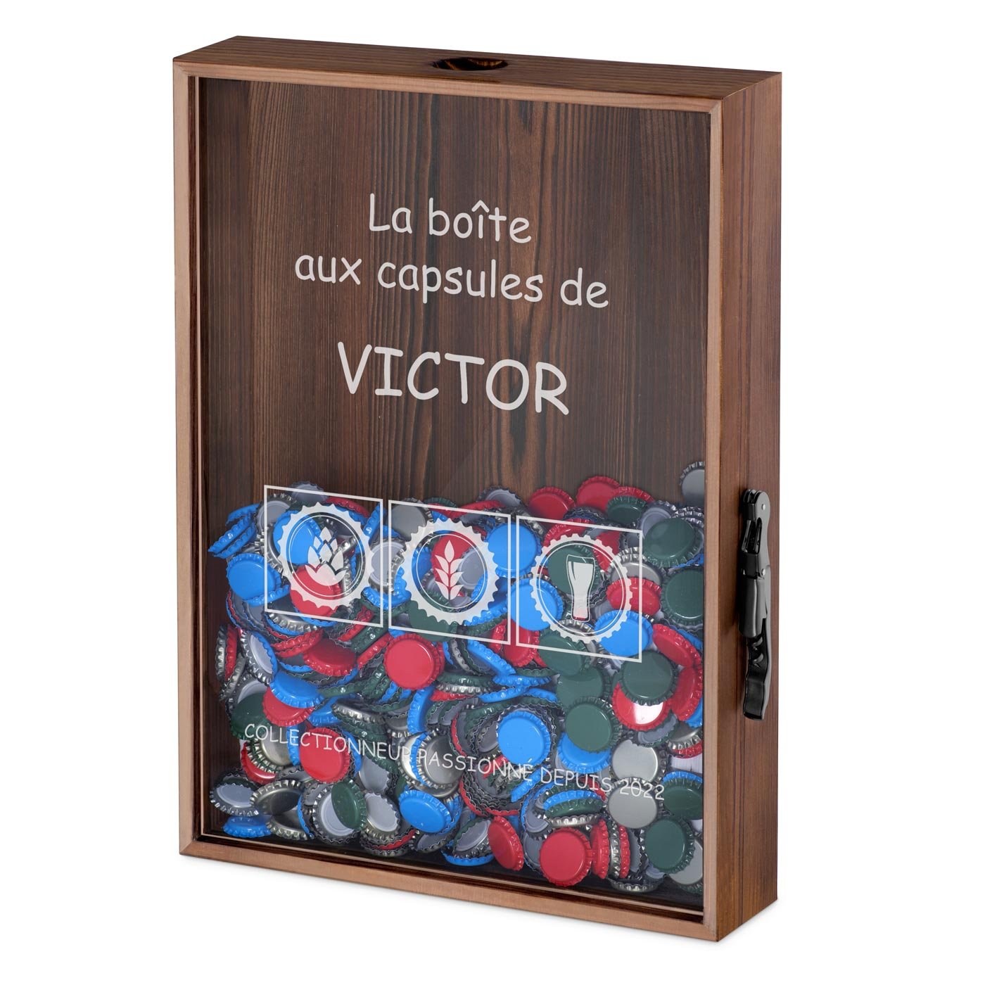 Caja para tapones y cápsulas de cerveza El Padrino - Murrano