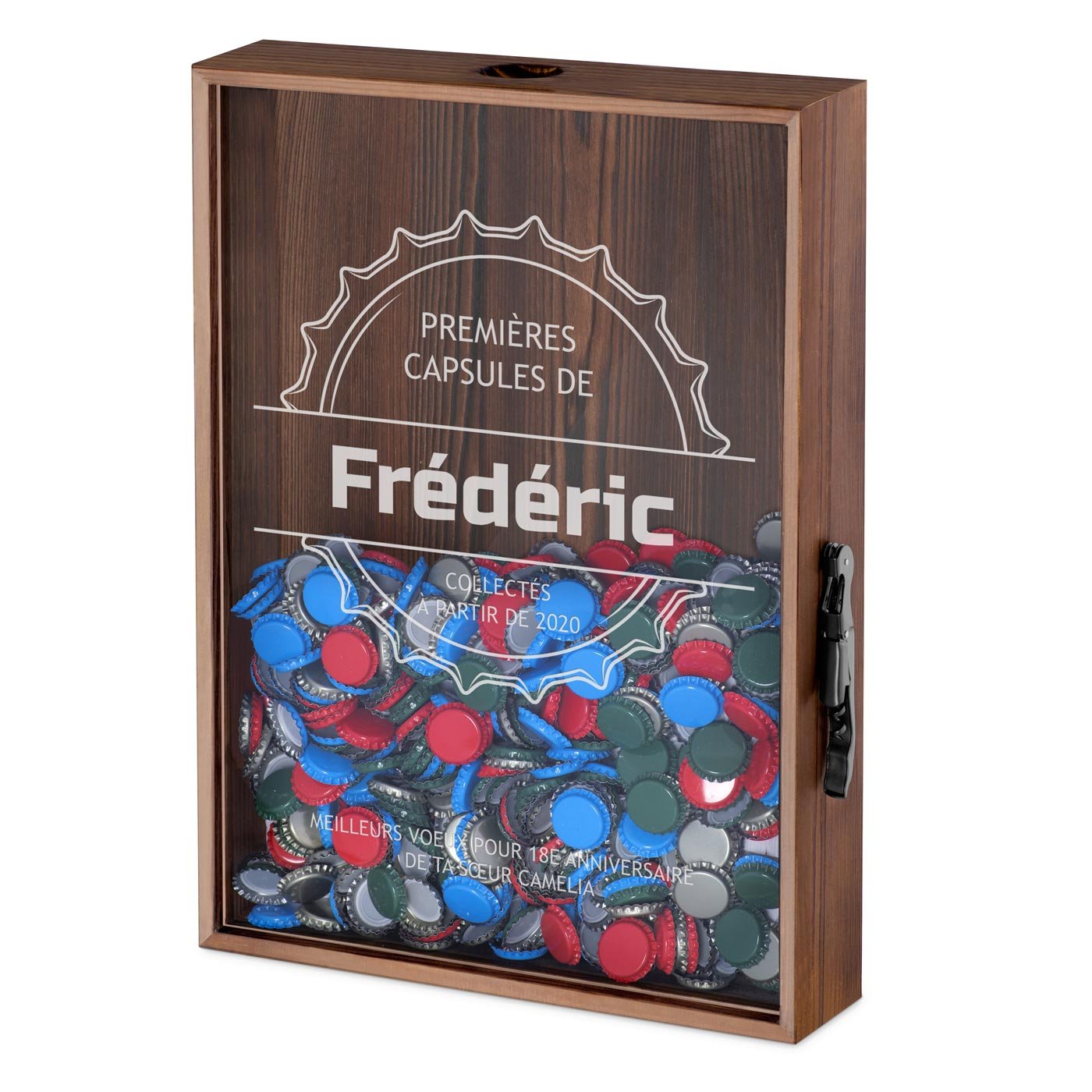 Caja de cápsulas de cerveza Murrano - Regalo de cumpleaños para hermano