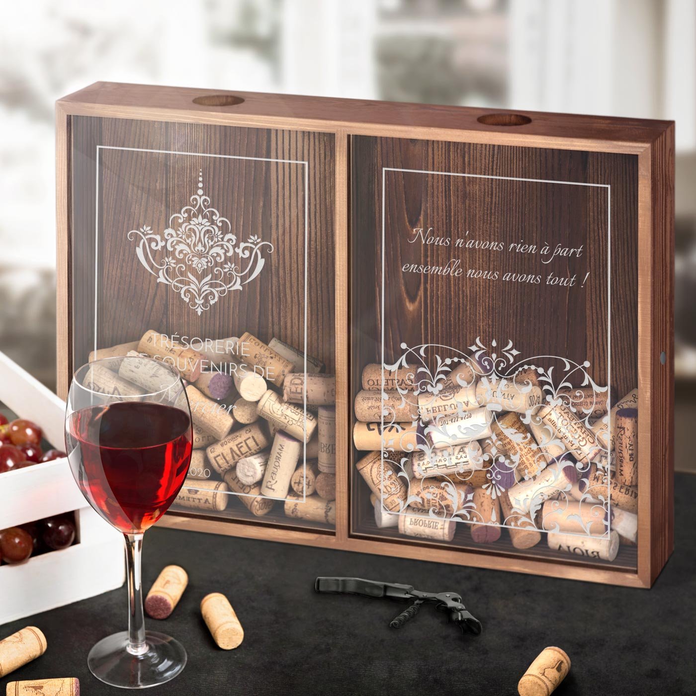 Murrano Custom Wine & Beer Cap Collector