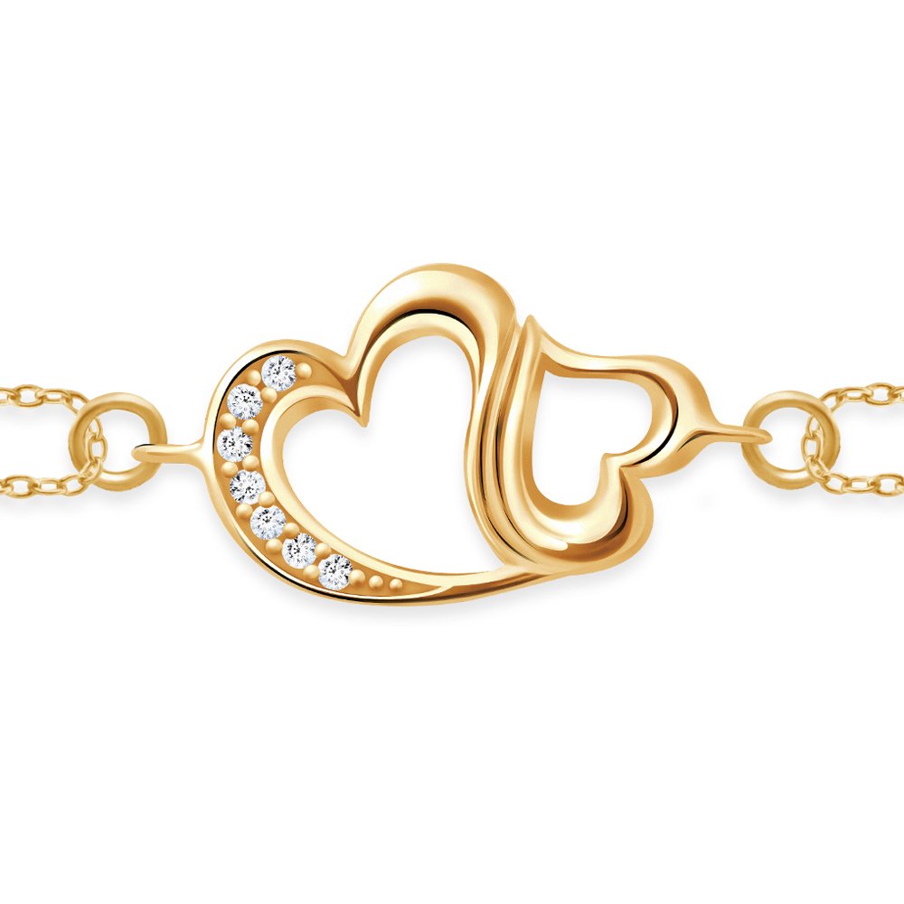 Pulseras de oro de 14 quilates con grabado Murrano para prometida