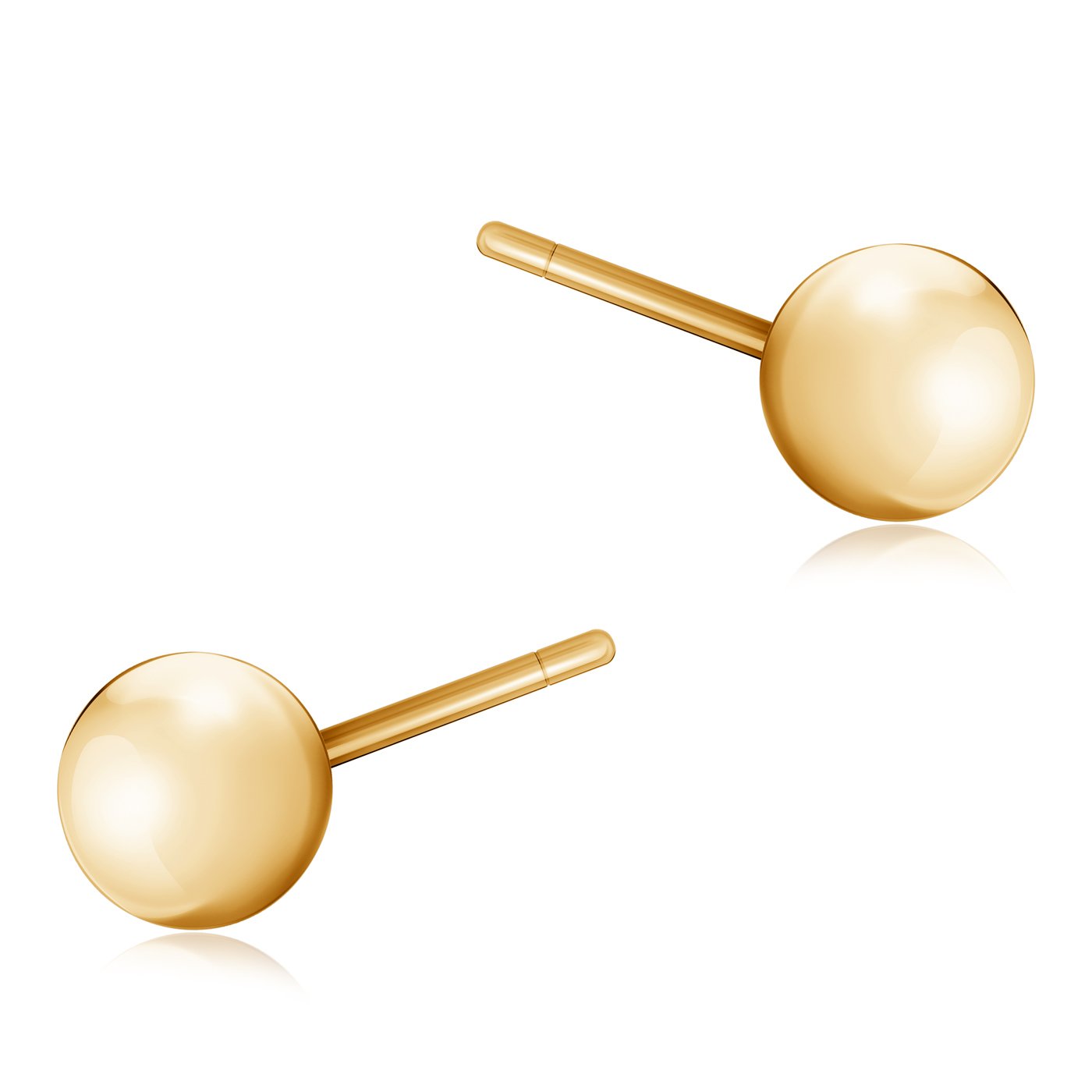 Aretes de oro de 8 quilates Murrano para una amiga