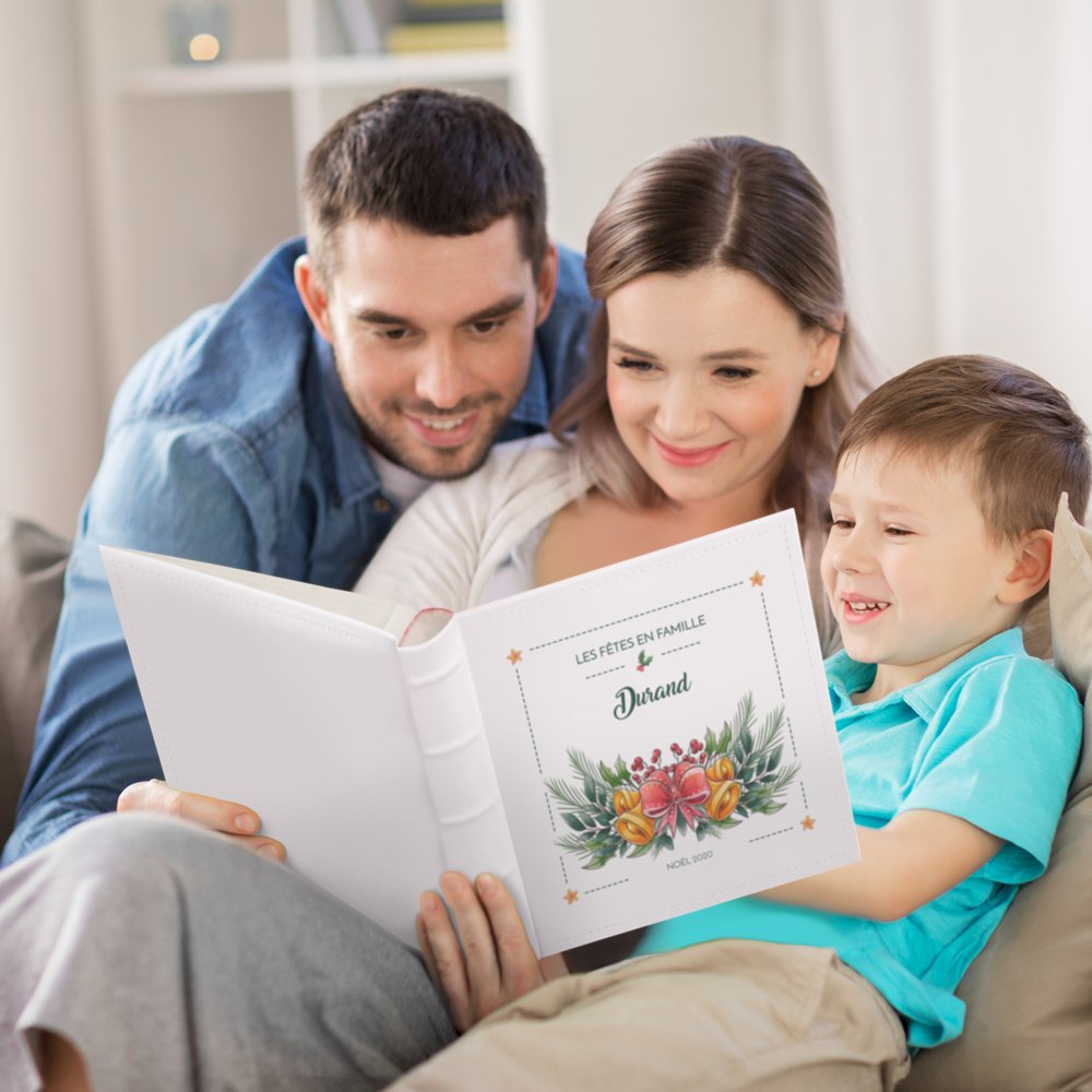 Murrano Custom Photo Album for Parents at Christmas
