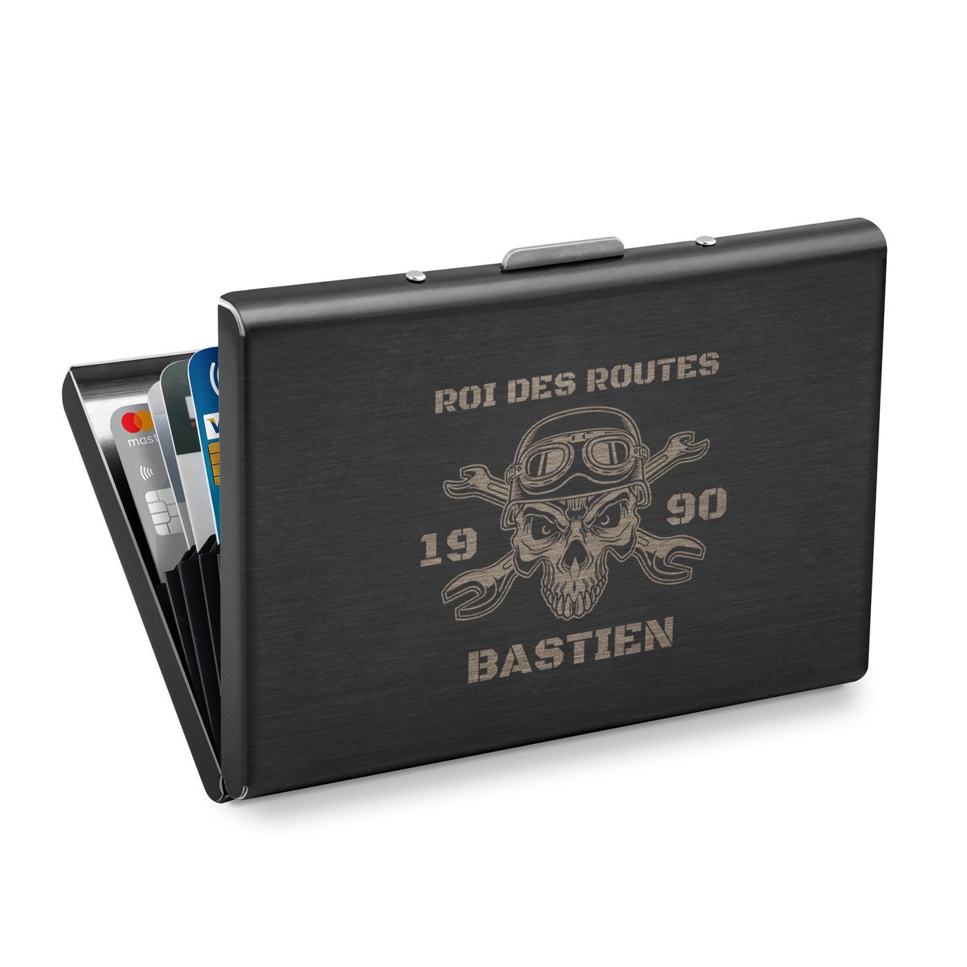 Portafolios de tarjetas personalizado Murrano para motociclistas