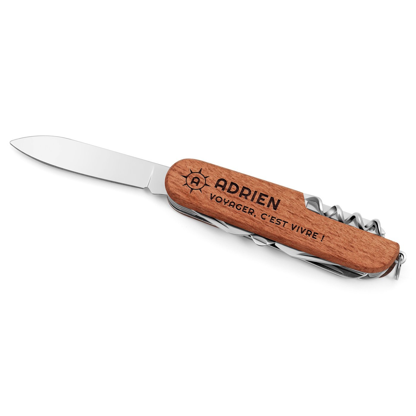 Murrano Custom Swiss Knife for a Godparent's Birthday