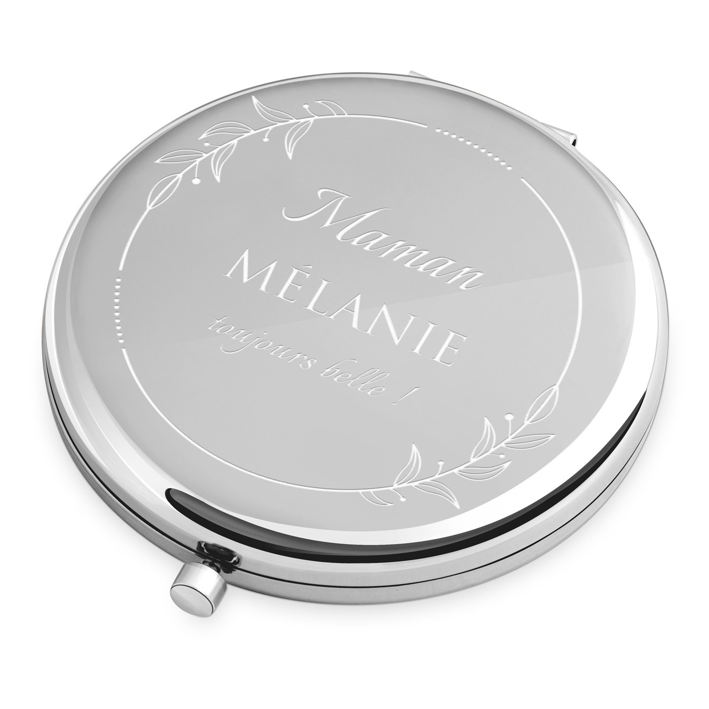 Miroir de bols redondo personalizado Murrano para el Día de las Madres