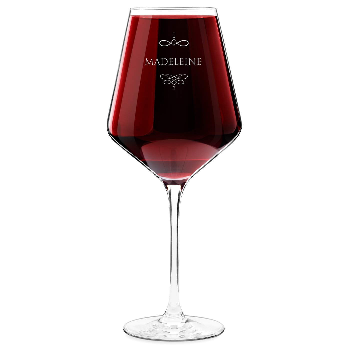 Vaso de vino Murrano DE VANGUARDIA con grabado para el cumpleaños de una amiga
