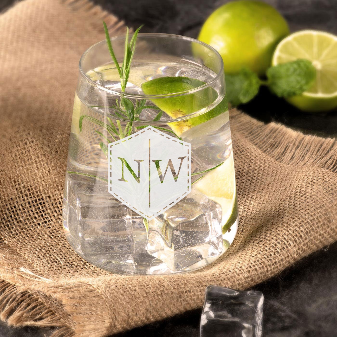 Set personalizado Murrano de 6 vasos para hombre, mujer o pareja para aniversario de bodas