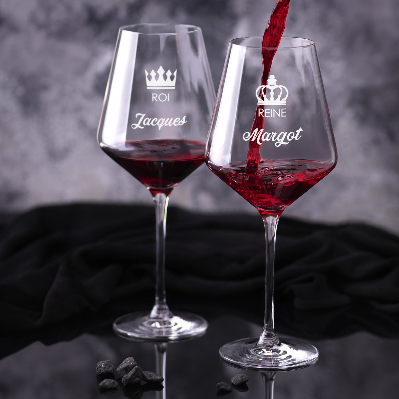 Conjunto de vasos de vino Murrano AVANT-GARDE personalizados