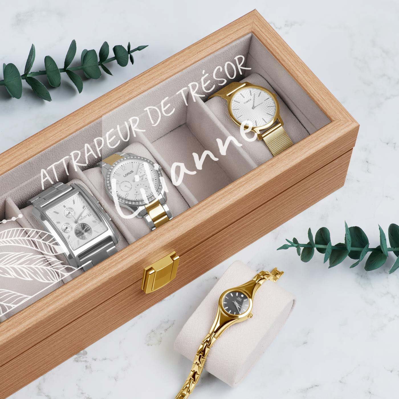 Murrano Custom Wood Watch Box for a Friend's Birthday