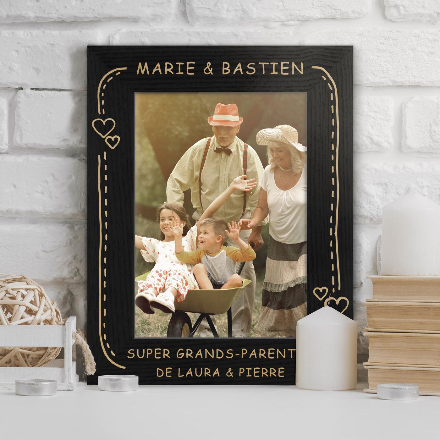 Murrano Custom Photo Frame for Grandparents