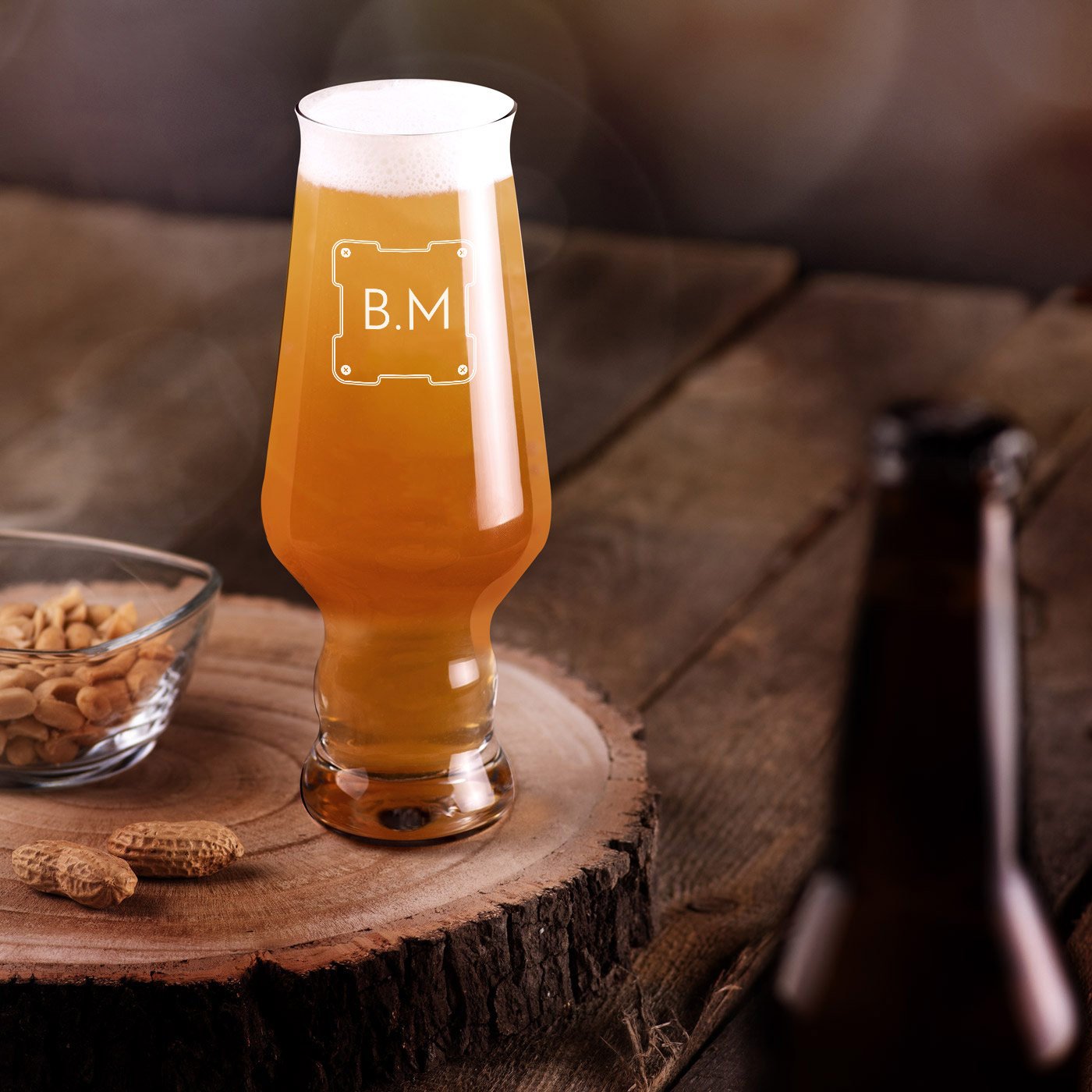 Verre à bière Murrano Splendour personnalisé avec gravure pour lui