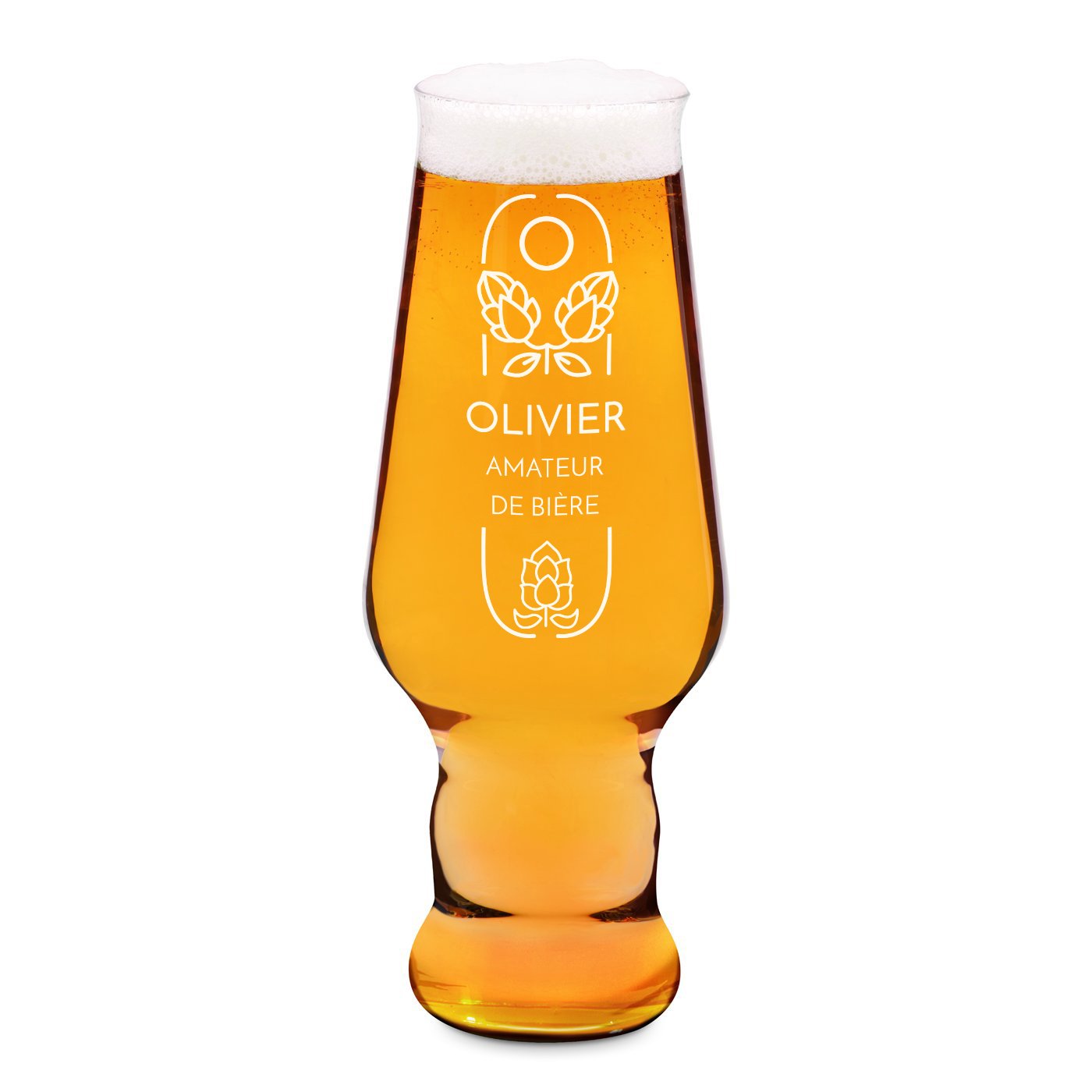 Vaso de cerveza Murrano Splendour Krosno con grabado