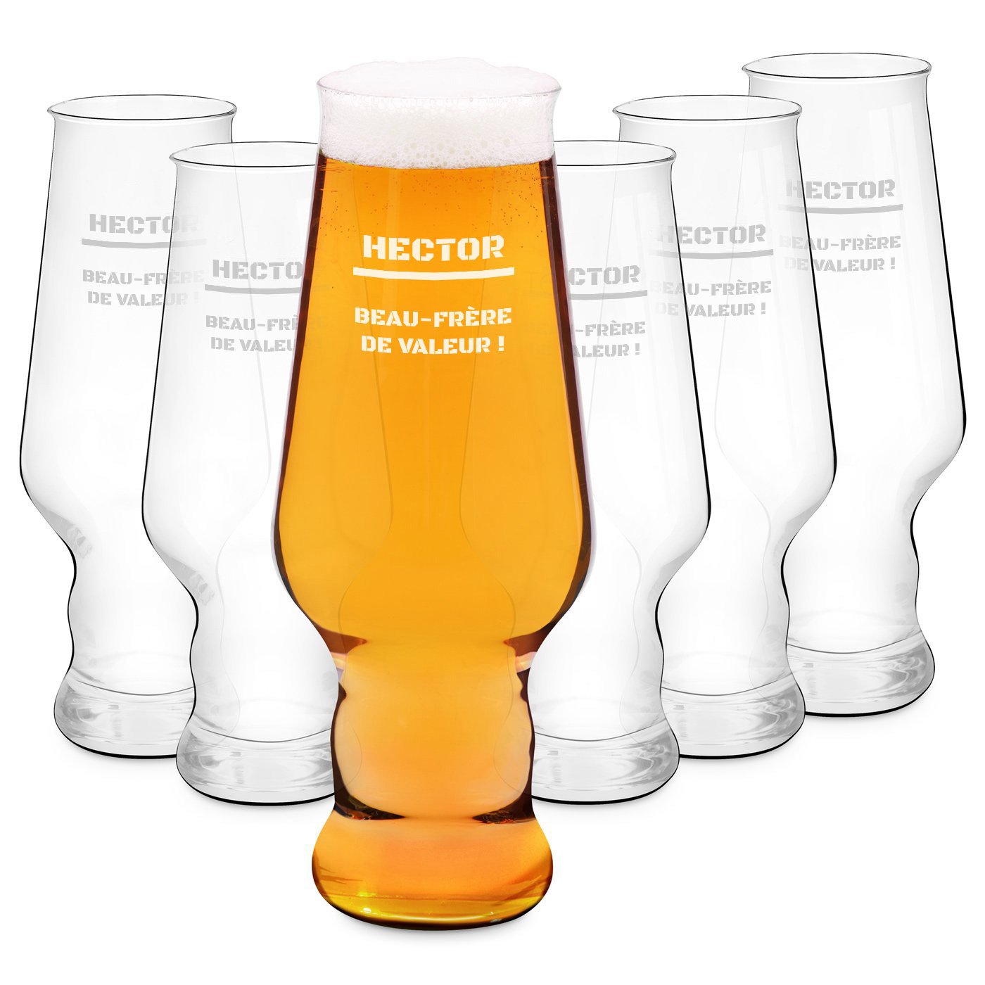 Murrano Krosno Splendour 6-Piece Beer Glass Set