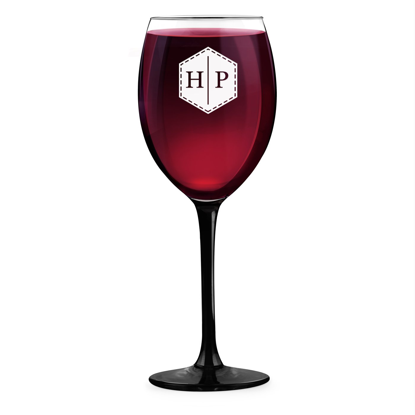 Copa de vino ONYX Murrano personalizada con grabado láser