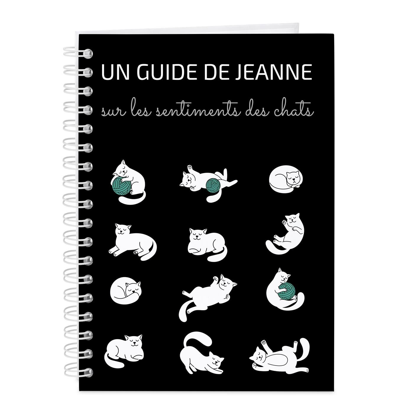  cuaderno personalizado para amante de los gatos