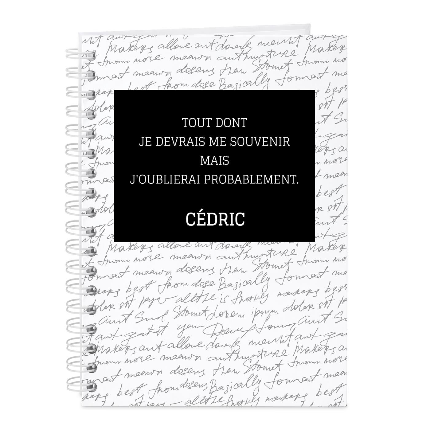  cuaderno personalizado para él