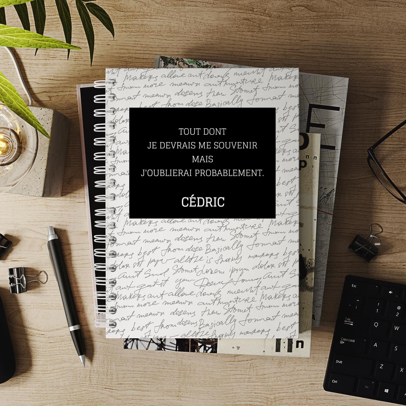Custom Notepad for Him