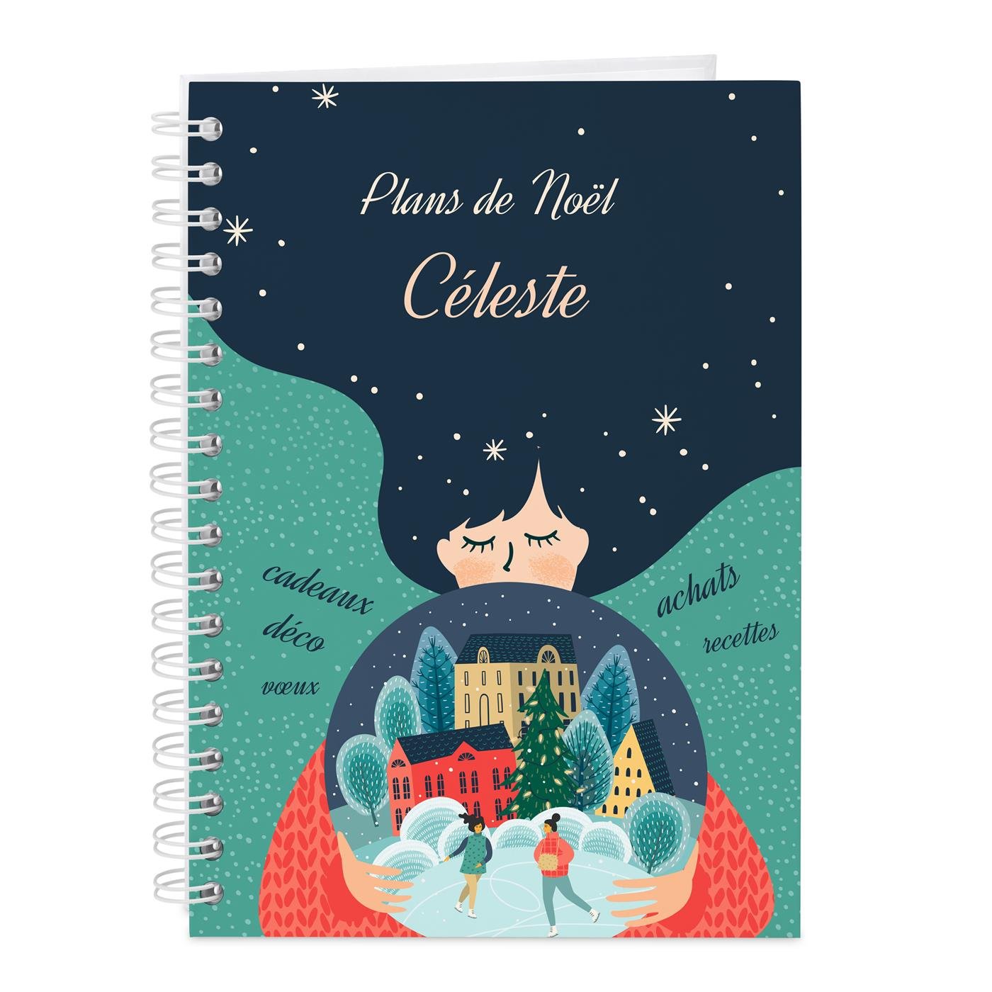 Murrano Personalized Notebook for Her for Christmas