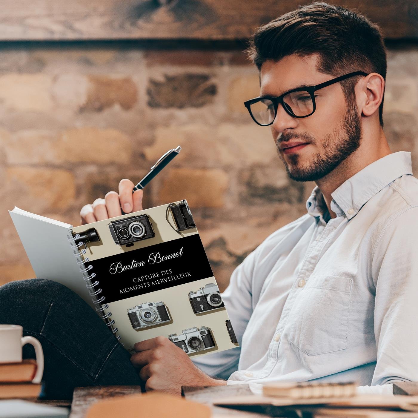 Murrano Personalized Note Book for Photographers
