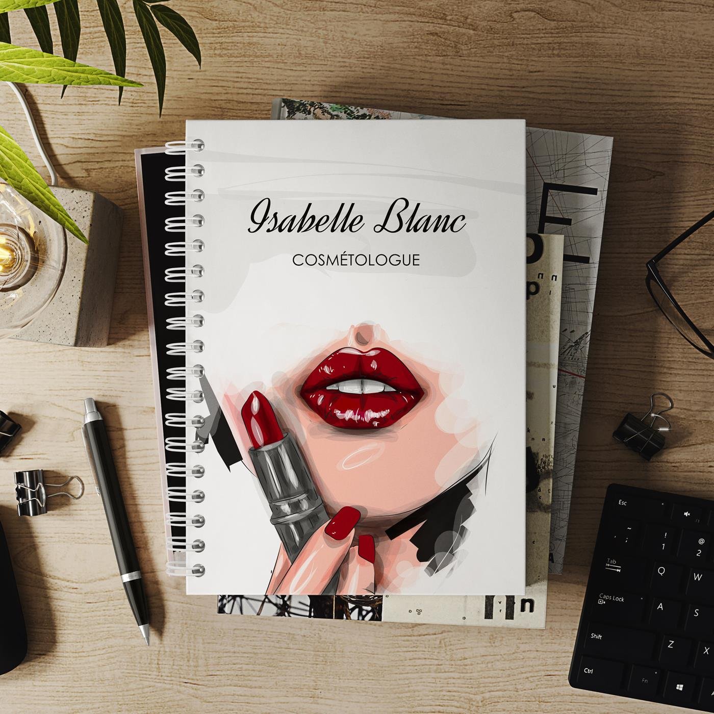 Murrano Custom Notebook for Cosmetic Specialist