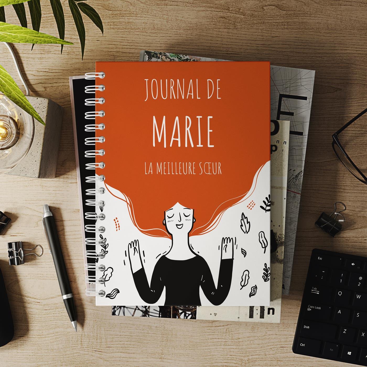 Murrano Personalized Notepad for Sister