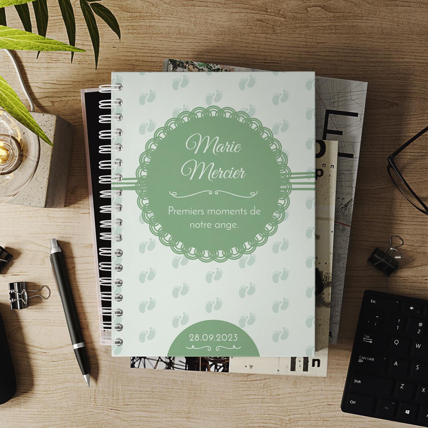 Murrano Personalized Notebook for Goddaughter's Birth