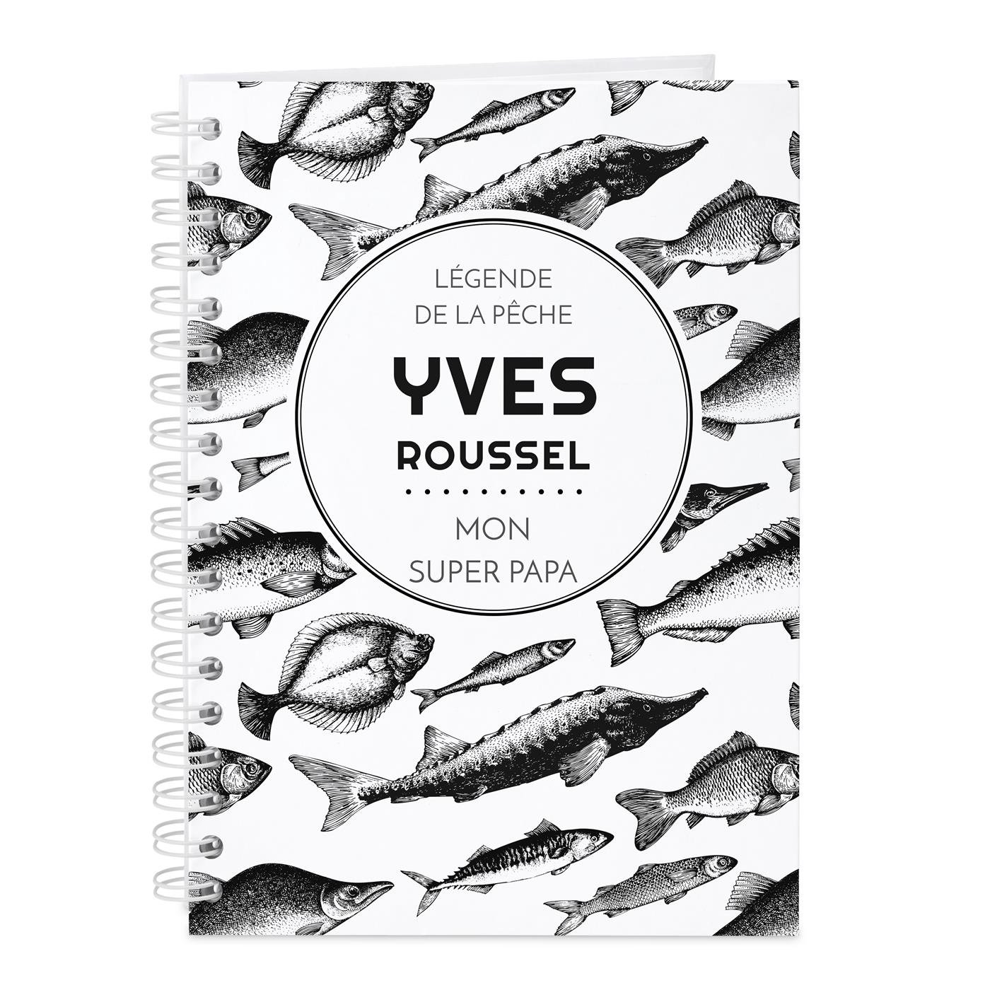 Cuaderno personalizado para pescadores de Murrano