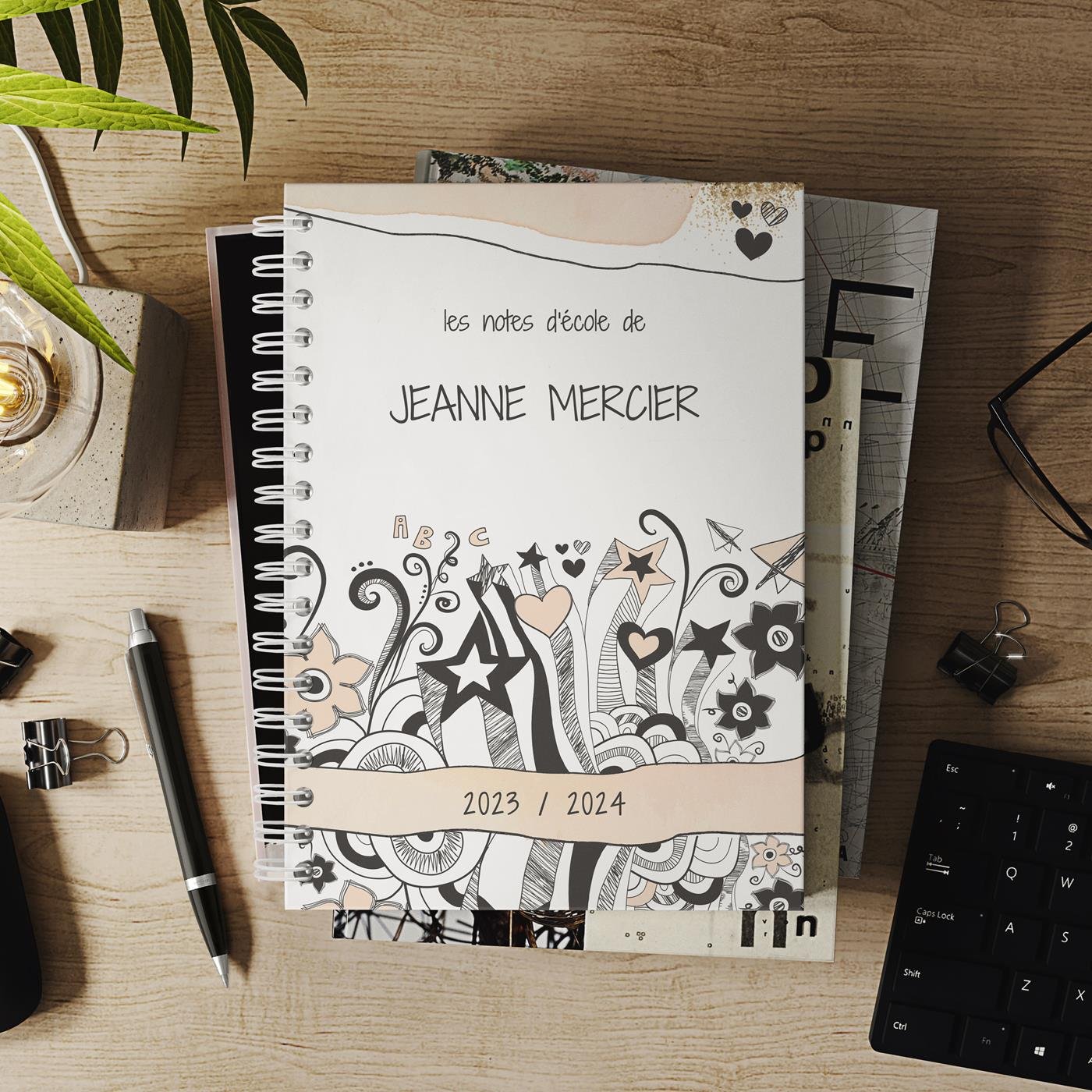 Murrano Personalized Spiral Notebook for Kids