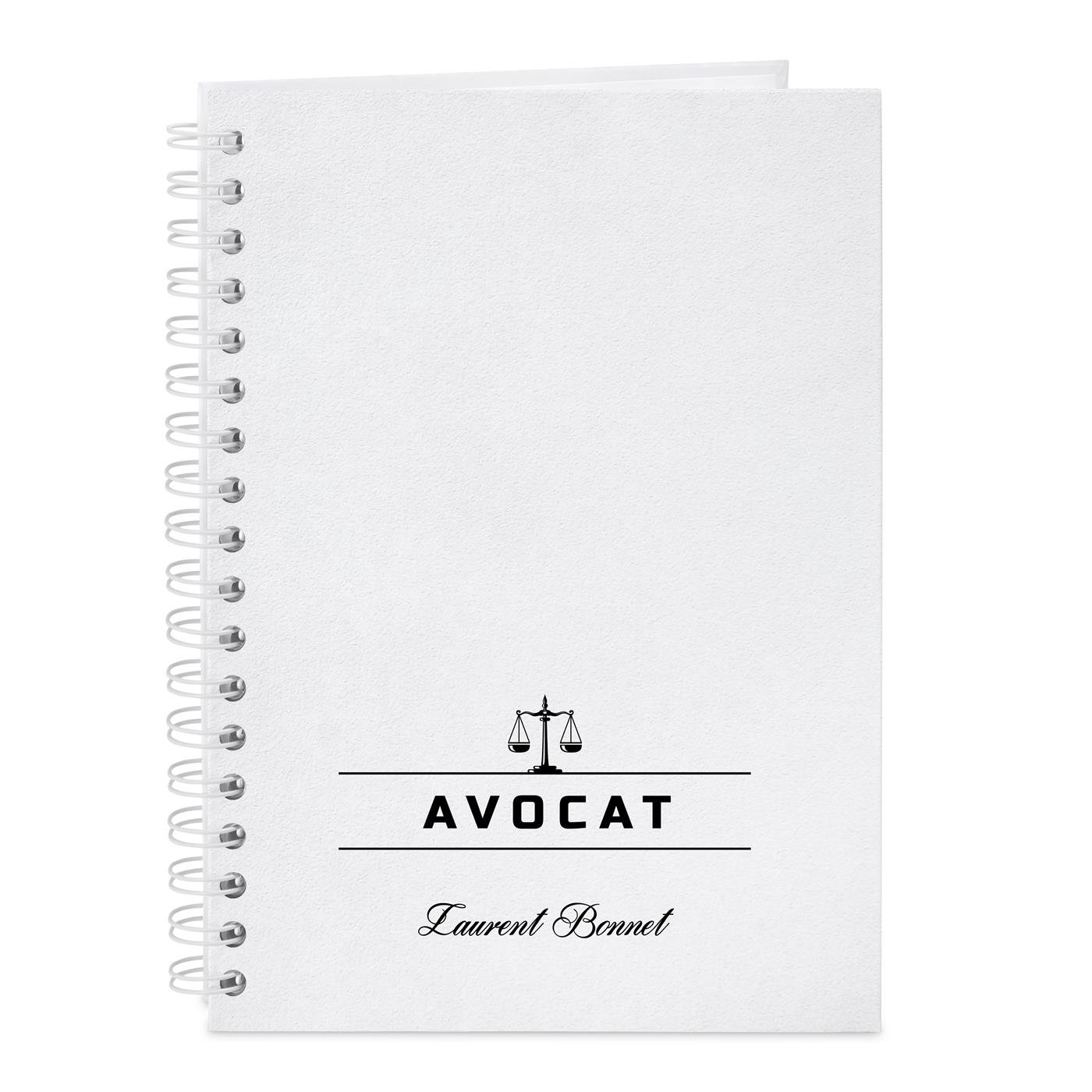 Cuaderno personalizado para abogado Murrano