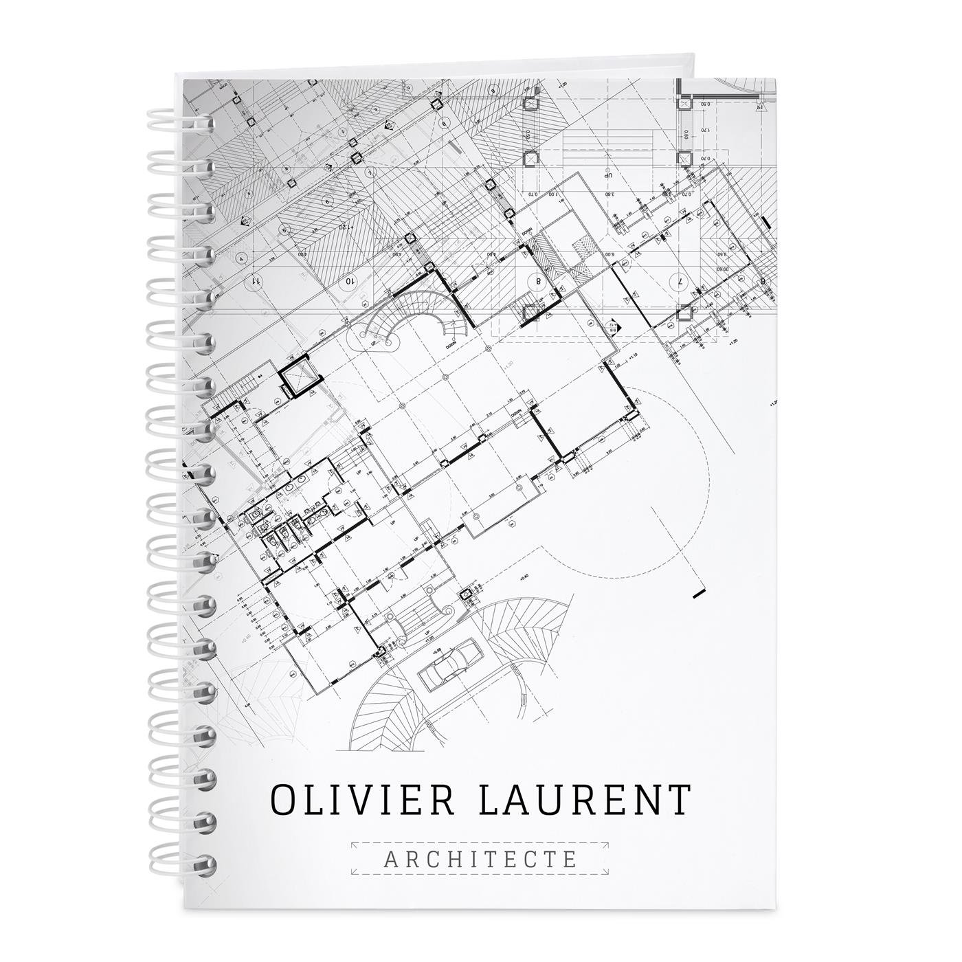 Libro de notas personalizado para arquitecto