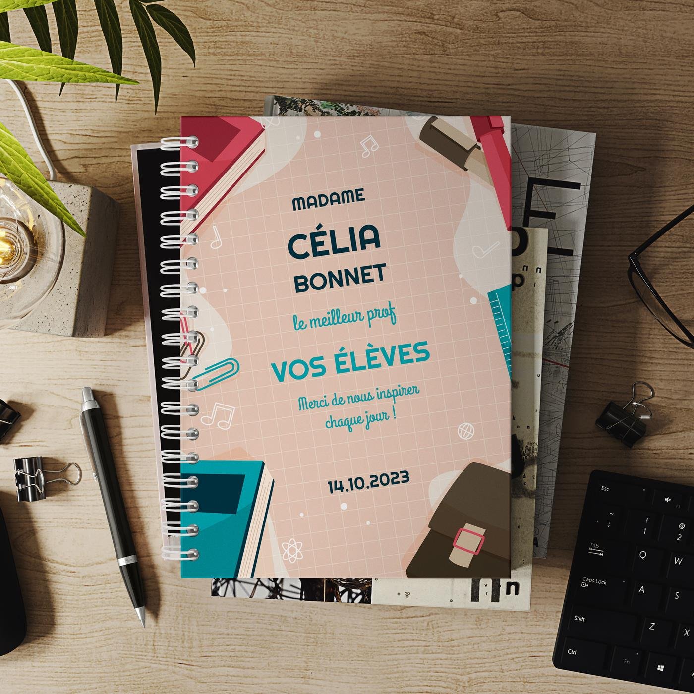 Murrano Personalized Notebook for Teachers
